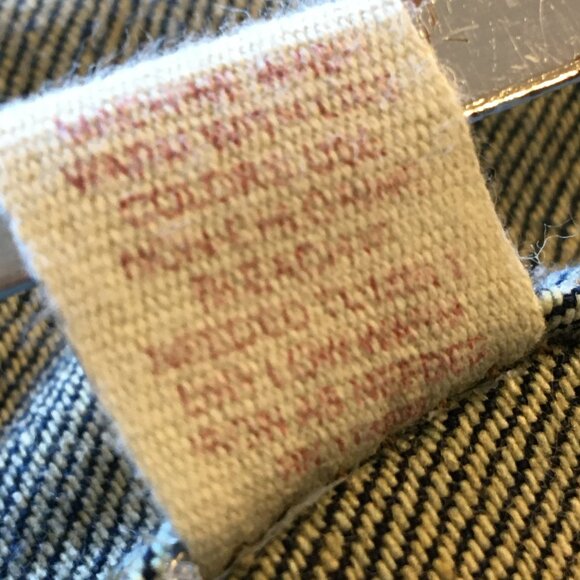 Red Camel Denim Trucker Jacket Mens XL Button Closure Dark Wash - Picture 14 of 14